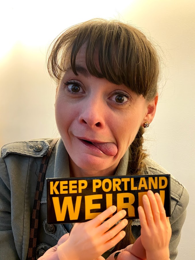 Keep Portland Weird sticker tiny hands
