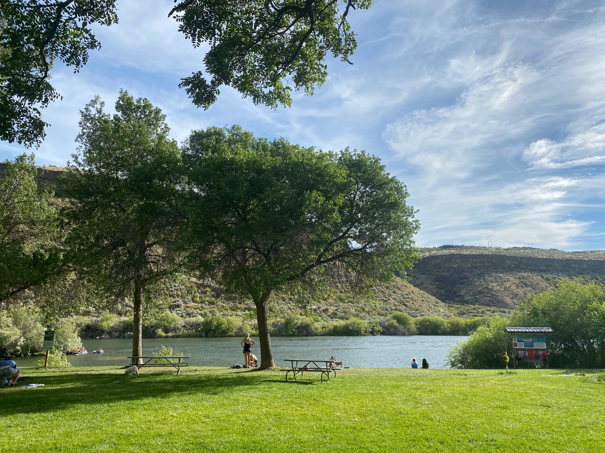 Lucky Peak State Park Biking and Kayaking in the Summer
