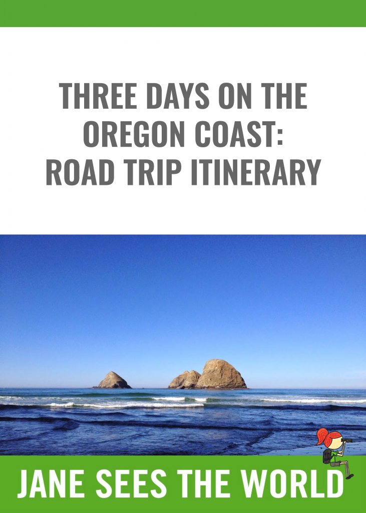 Pinterest post for three days on the Oregon Coast