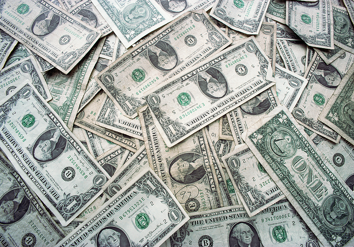 Pile of money
