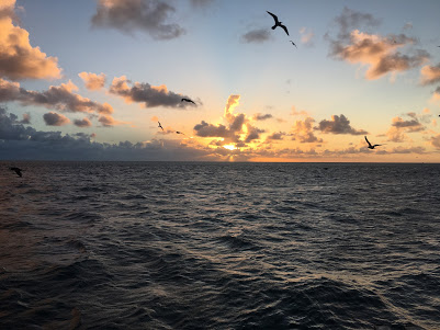 Sunset on the Great Barrier Reef