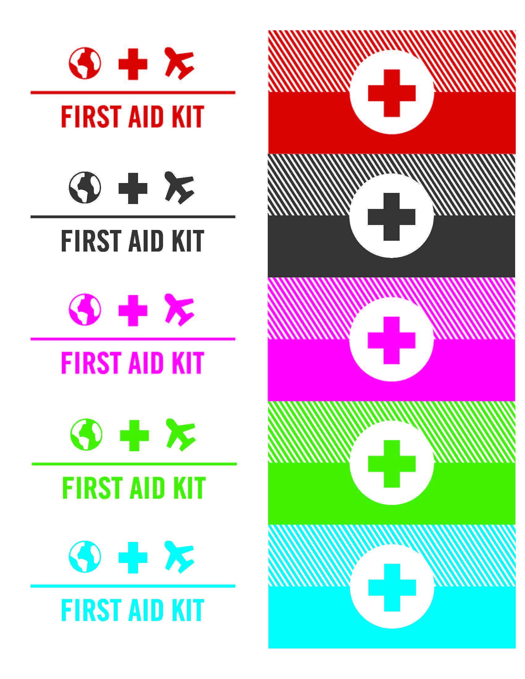 Mini travel first aid kit: a DIY project for your next trip
