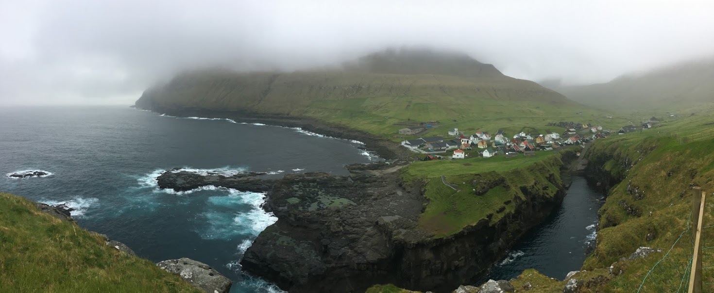 decribe the Faroe Islands Gjógv