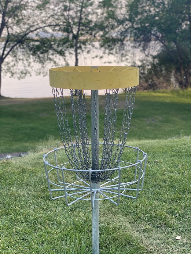 Disc golf at Walcott State Park