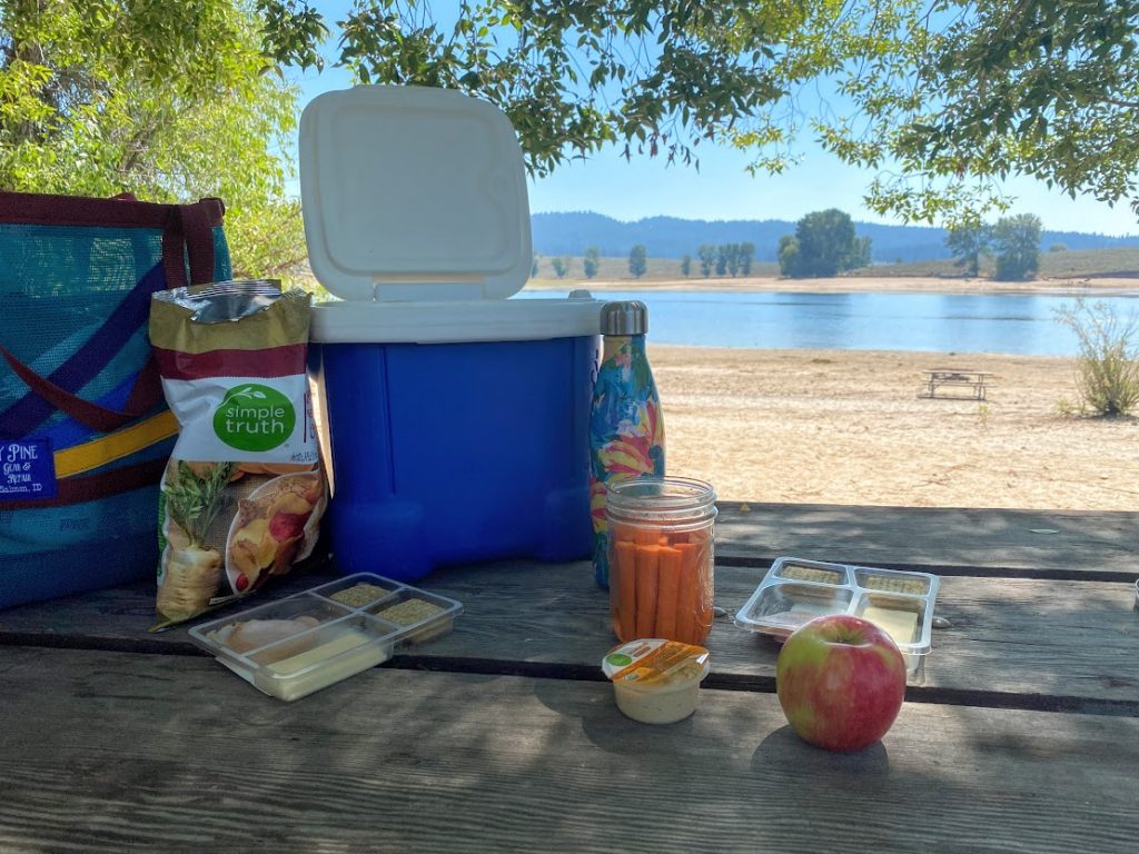 Picnicking near Lake Cascade