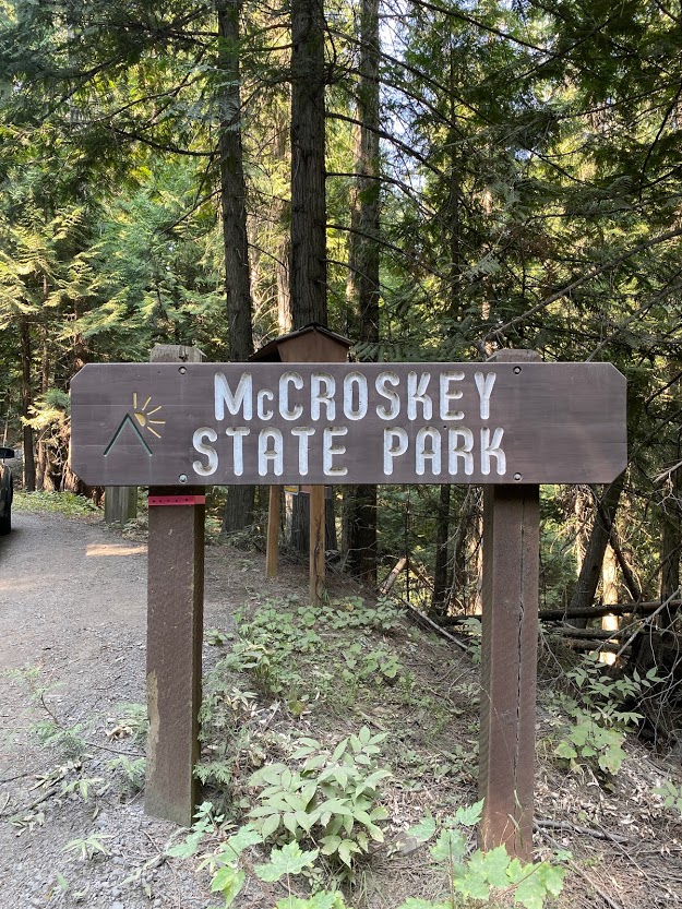 Mary McCroskey State Park sign