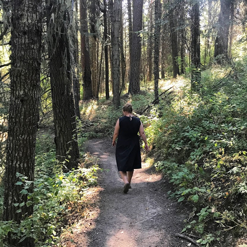 Nature walk in Mary McCroskey State Park
