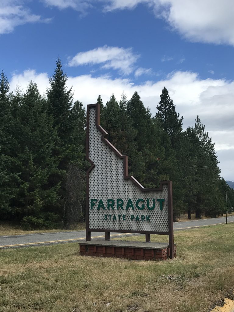 many Idaho state parks sign