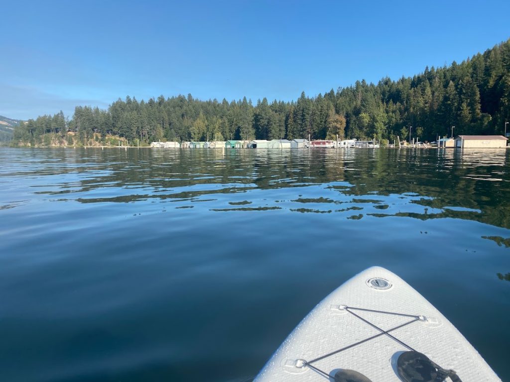 Paddle board Lake Coeur d'Alene