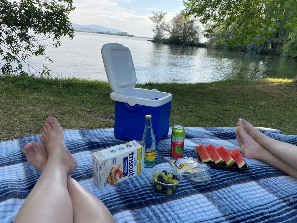 Walcott State Park picnic during an Idaho State Parks Challenge