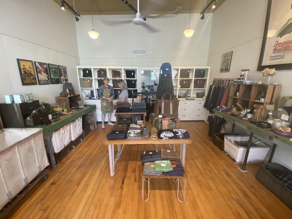 View of Artifact store in Omaha, Nebraska. This is a great stop if you work and travel in Omaha.