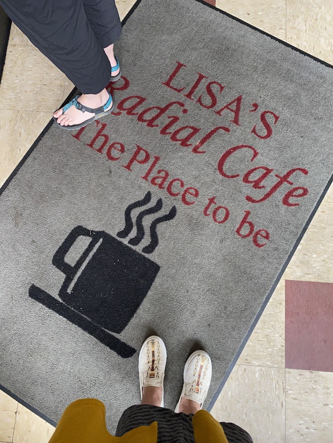 Floor view of Lisa's Radial Cafe, a great diner in Omaha, Nebraska.