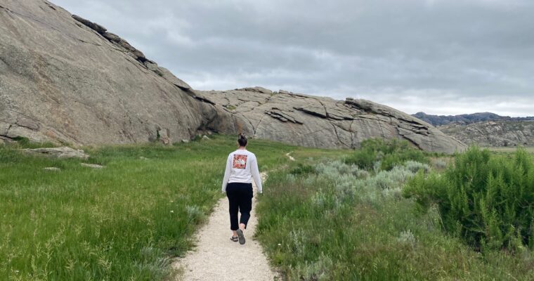 Independence Rock in Wyoming