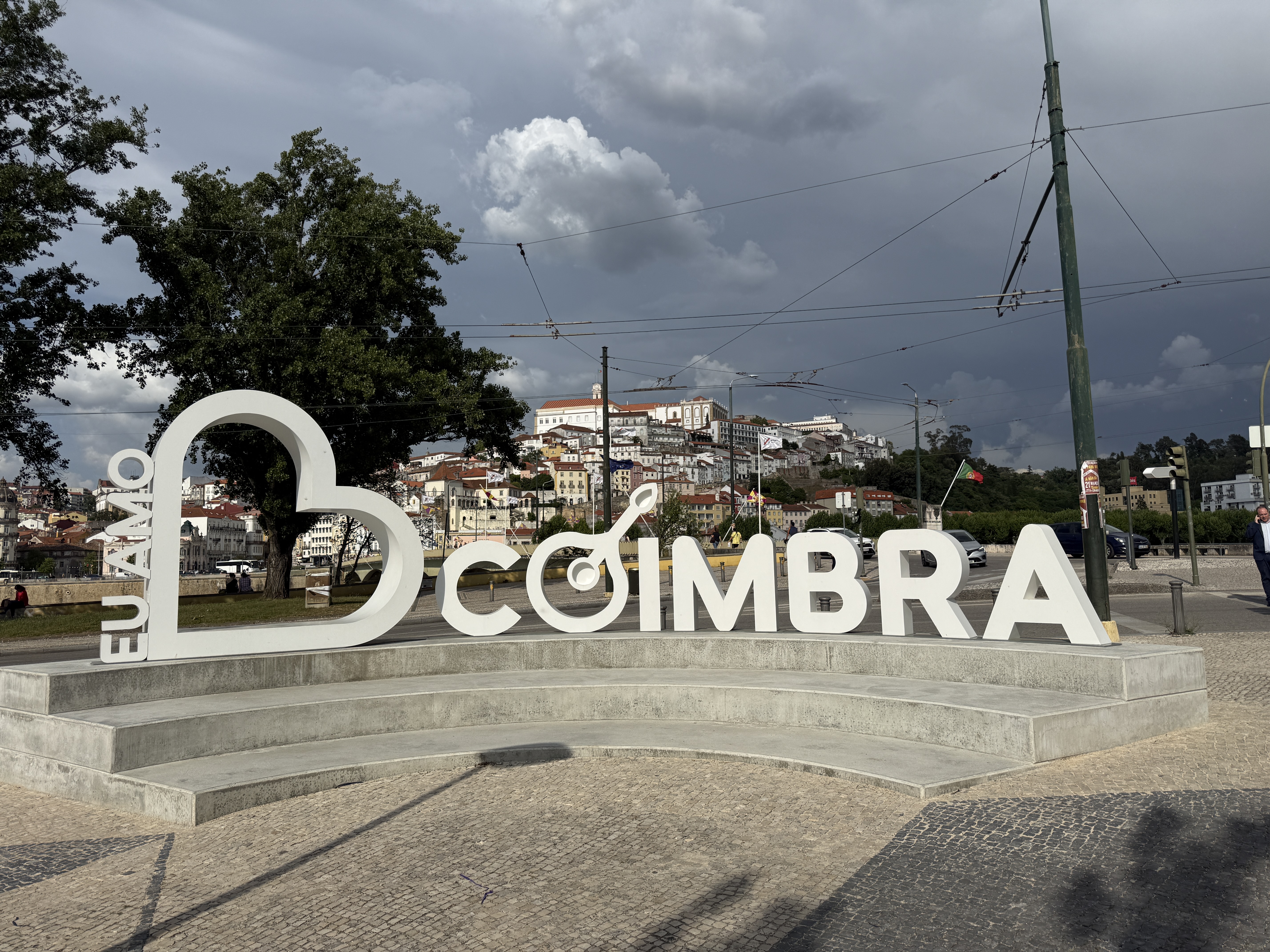 Art work spelling Coimbra