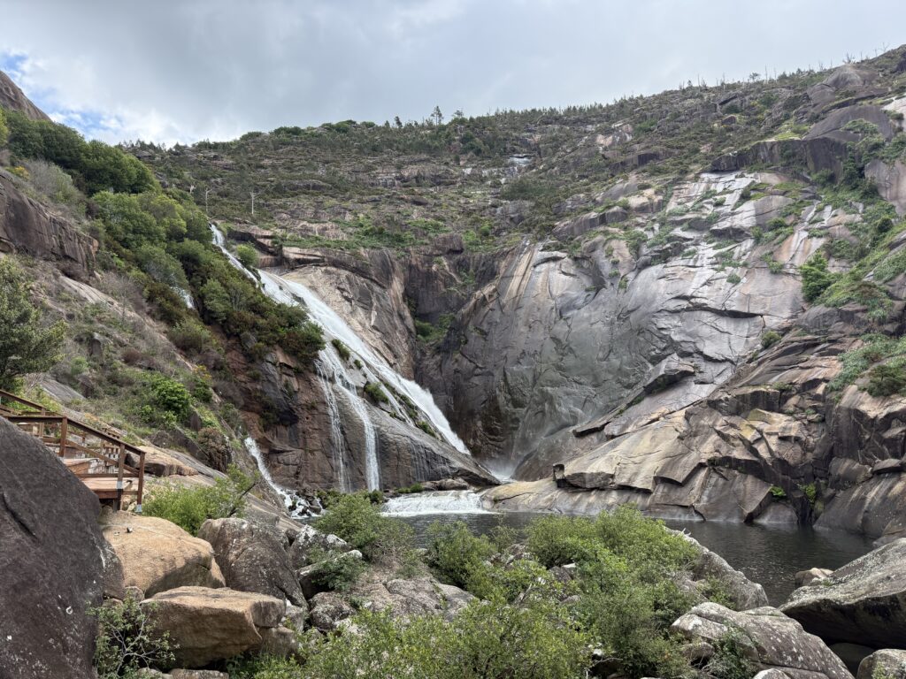 Ezaro river waterfall