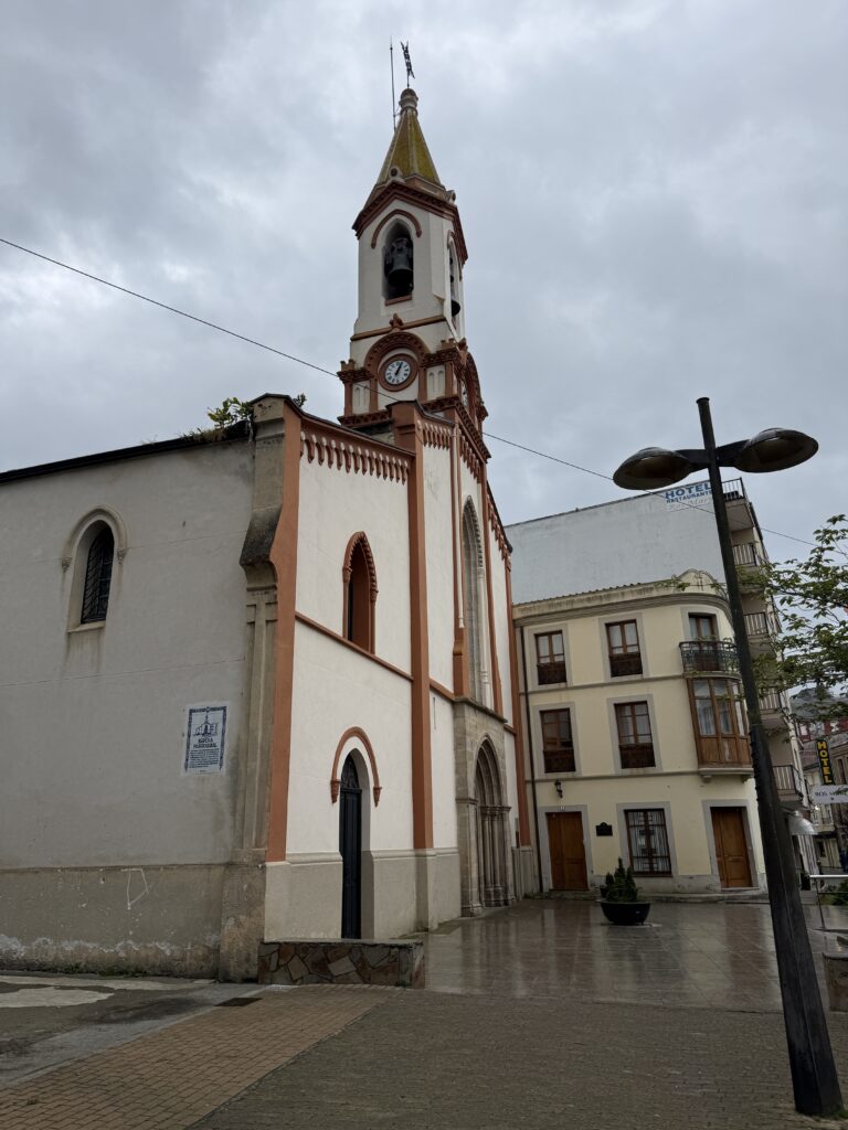 Church in Ribadeo, Spain