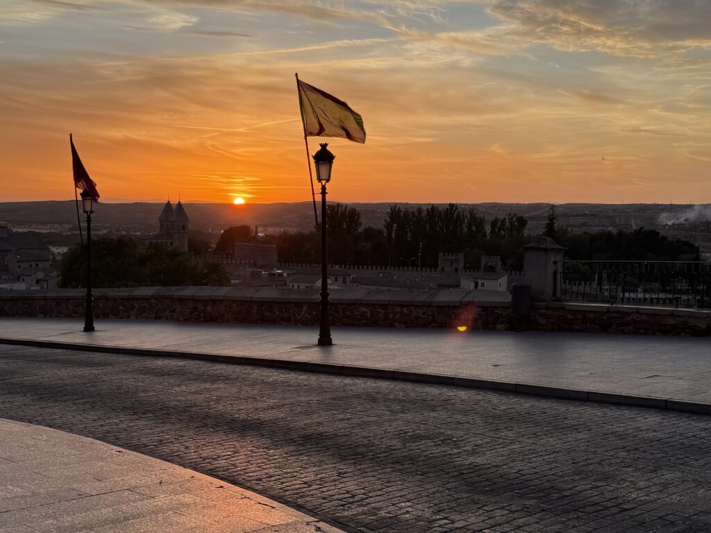 Toledo sunset