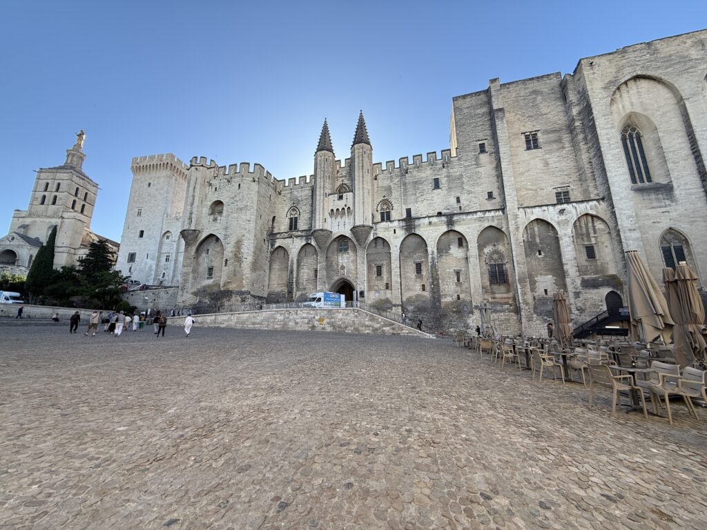 Exterior of Pope's palace