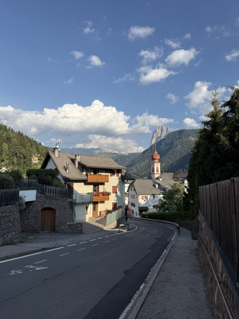 cute town in the mountains