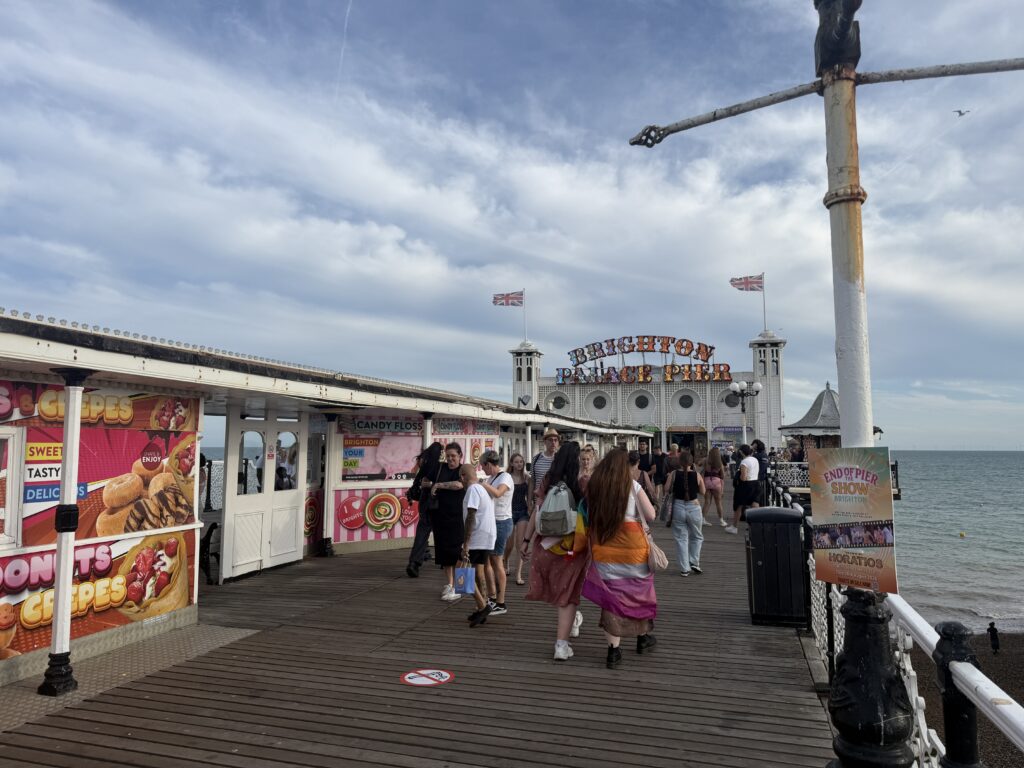 pier with carnival rides
