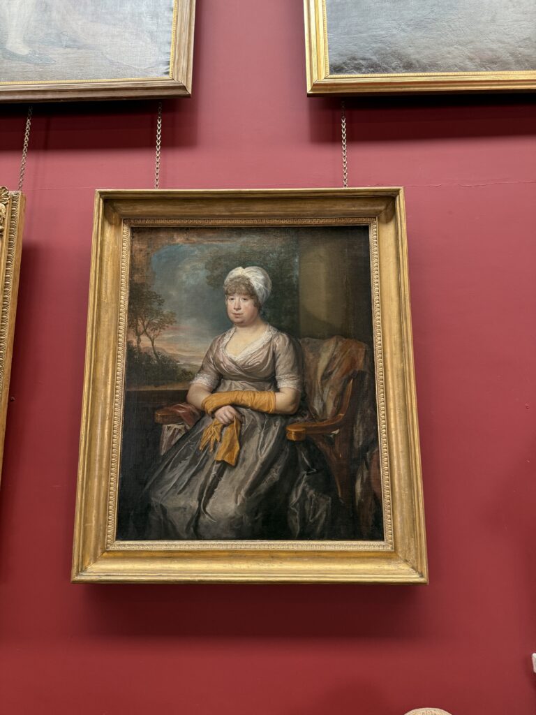unflattering painting of woman