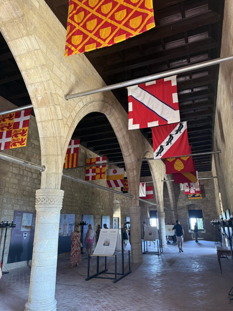 Family crests on flags