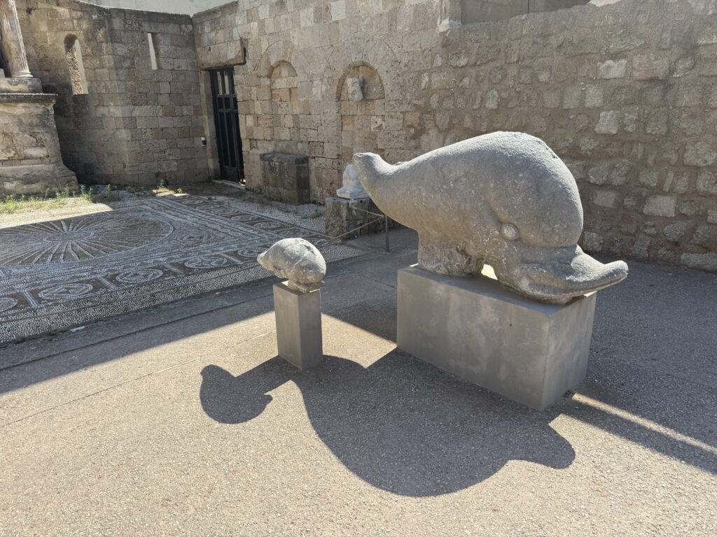 Dolphin sculpture