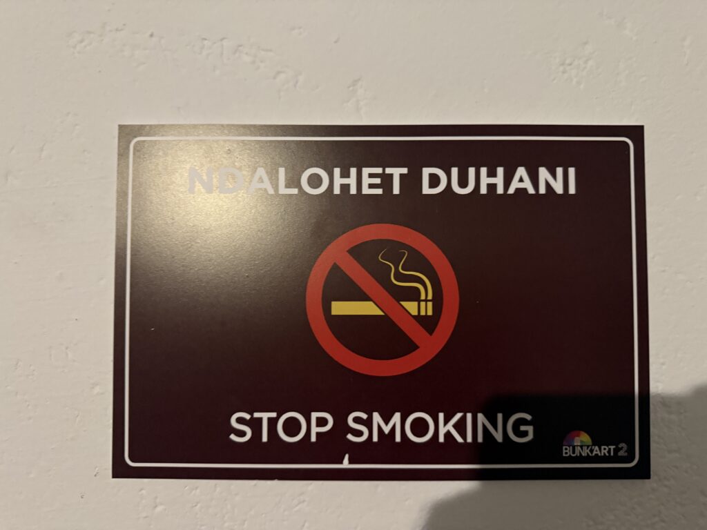 No smoking sign